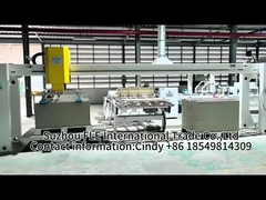 Piso IXPE e linha de embalagem